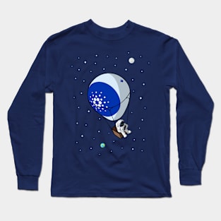 Cardano. To the Moon. T-shirt Long Sleeve T-Shirt